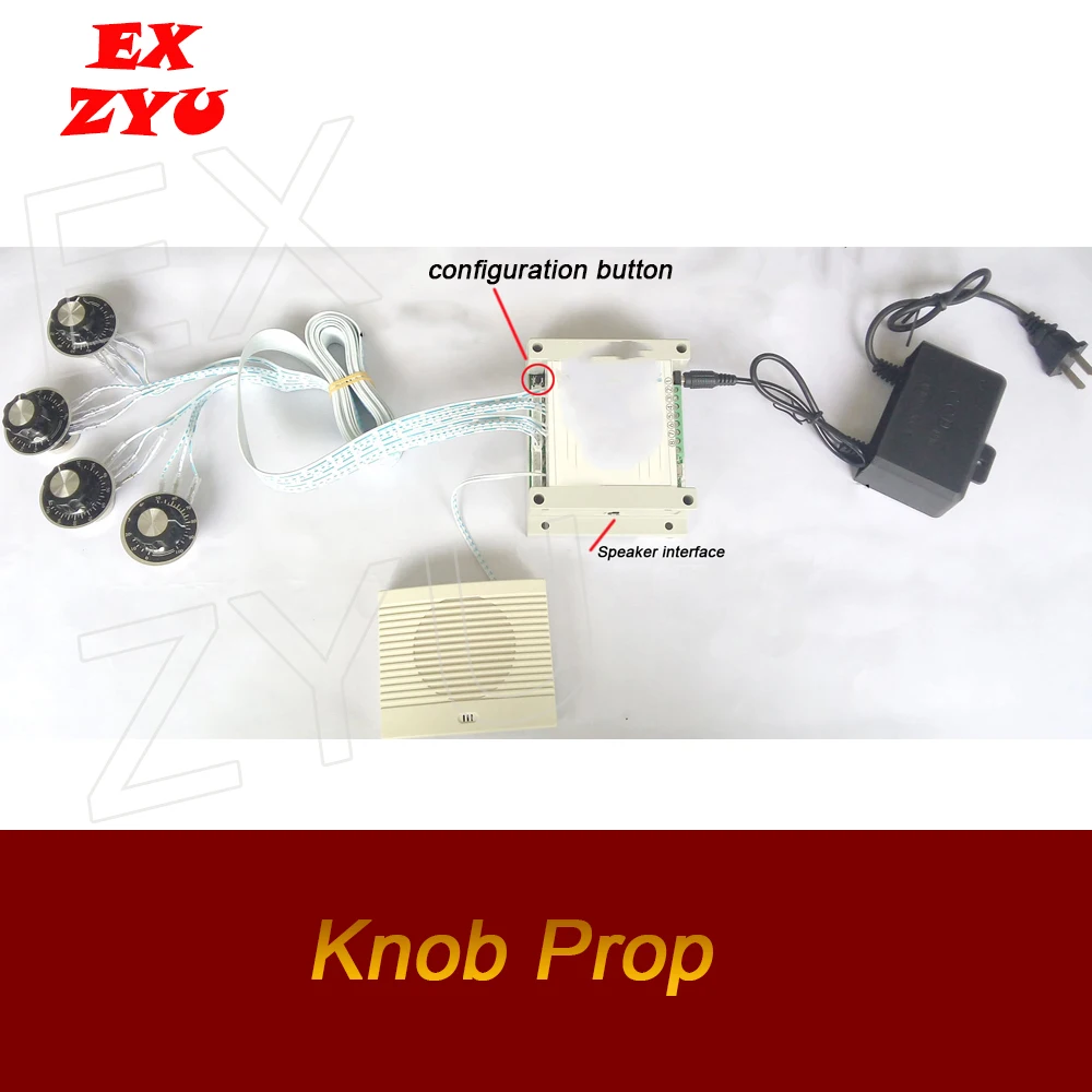 Escape Room Props Knob Prop ​Turn each knob to the specified value to open lock Adventure chamber room EX ZYU