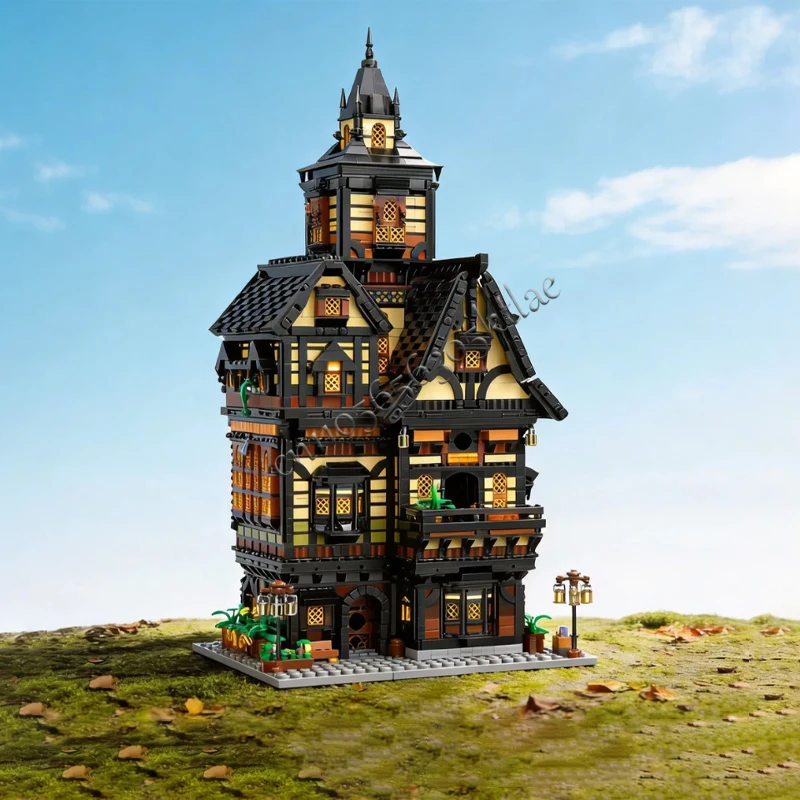 

6811 Parts Customized MOC Medieval Castle Retro Style Tower Model Building DIY Blocks Bricks Assembly Toy Popular Holiday Gifts