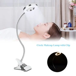 Tattoo Lamp With Clamp Desktop Clip 7W Adjustable USB LED Cold Light for Eyebrow Lip Tattoo Nail Art Beauty Eyelash Makeup Light