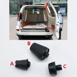For Toyota Land Cruiser Prado LC120 2003 - 2005 2006 2007 2008 2009 Car Rear Trunk Tailgate Cushioning Granular Rubber Pad 1PC