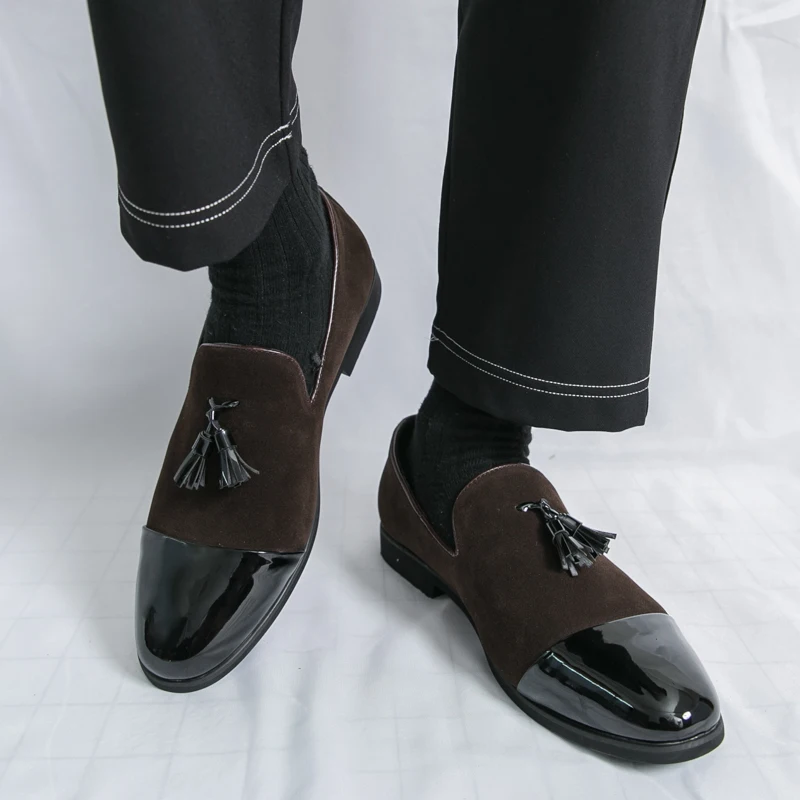 

Новые мужские лоферы для бизнеса и отдыха. Классический дизайн с кисточками. Одевание для вечеринок 38–46. Для работы и повседневного офиса. Горячие продажи.