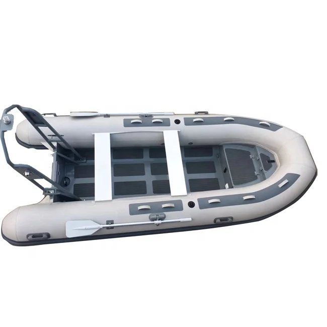 Small Rib Semi-rigid 13ft RIB 390 Durable Hypalon PVC Aluminum Rib Inflatable Boats For Fishing
