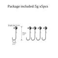 5pcs 5g