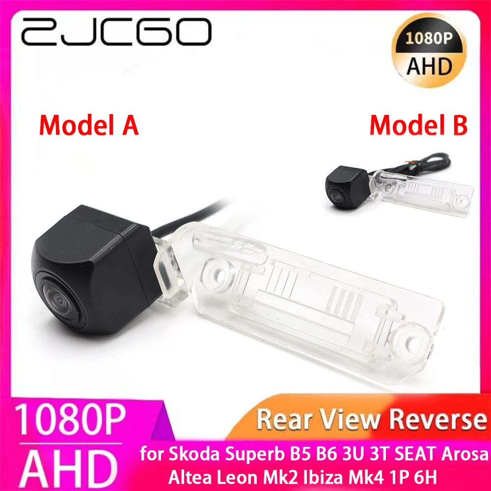 

ZJCGO AHD 1080P Parking Back up Car Rear View Camera for Skoda Superb B5 B6 3U 3T SEAT Arosa Altea Leon Mk2 Ibiza Mk4 1P 6H