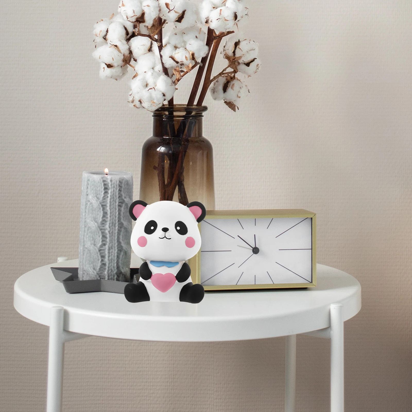 

Piggy Bank Unbreakable Cartoon Money Box for Birthday Party Desktop Coin Saving Jar Panda Piggy Bank