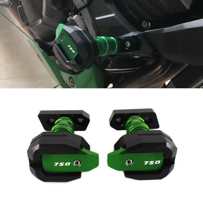 

Motorcycle CNC Falling Protection Frame Slider Fairing Guard Anti Crash Pad Protector Fit For Z750 Z 750 2007-2013