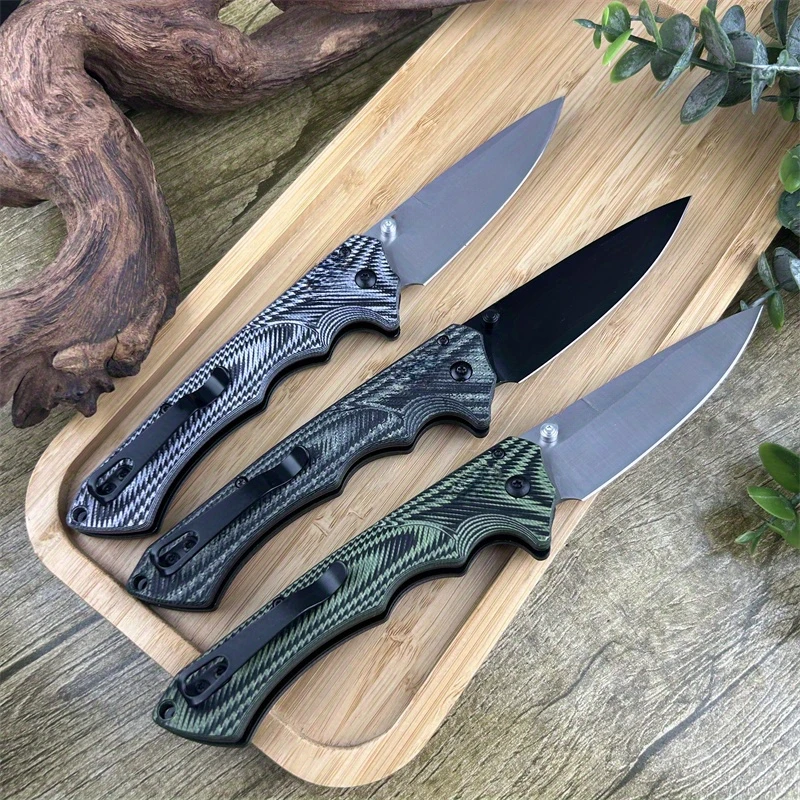 615BK-1401 Folding Pocket Knife S30V Blade Two-tone G10 Handle Camping Outdoor Multi-tool Durable Knives Gitf for Men or Friends