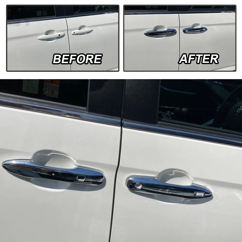 For Toyota Voxy 90 2022 2023 Car Exterior Accessories Side Door Handle Trim Protection Cover Stainless Steel Chrome Styling