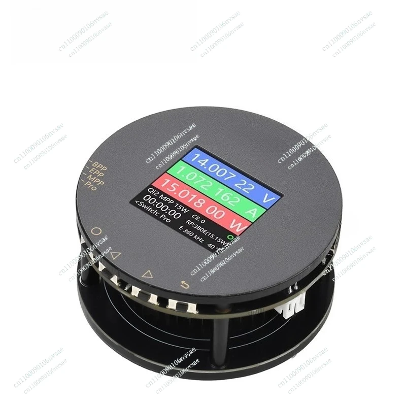 charging tester 25W multi-function voltage and current power meter tester LCD color screen display magnetic attraction wireless