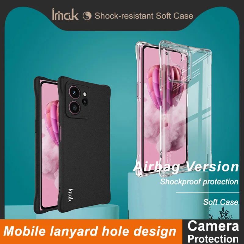 For HMD Skyline 5G Matte Back Case IMAK Lens Camera 360 Protect Funda Case HMD Phone Skyline TA-1600 Bumper Shockproof Cover