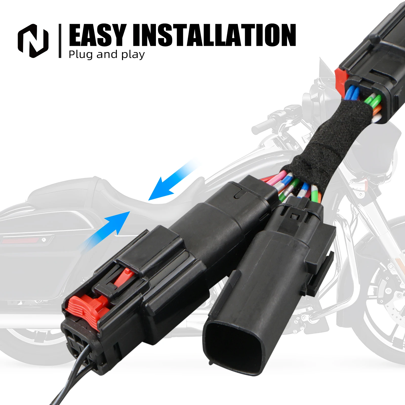 

For Harley Street Glide FLHX 2016-24 Derby Clutch Cover LED Strip Light Road Glide FLTRX Road King FLHR CVO Road Glide FLTRXSE