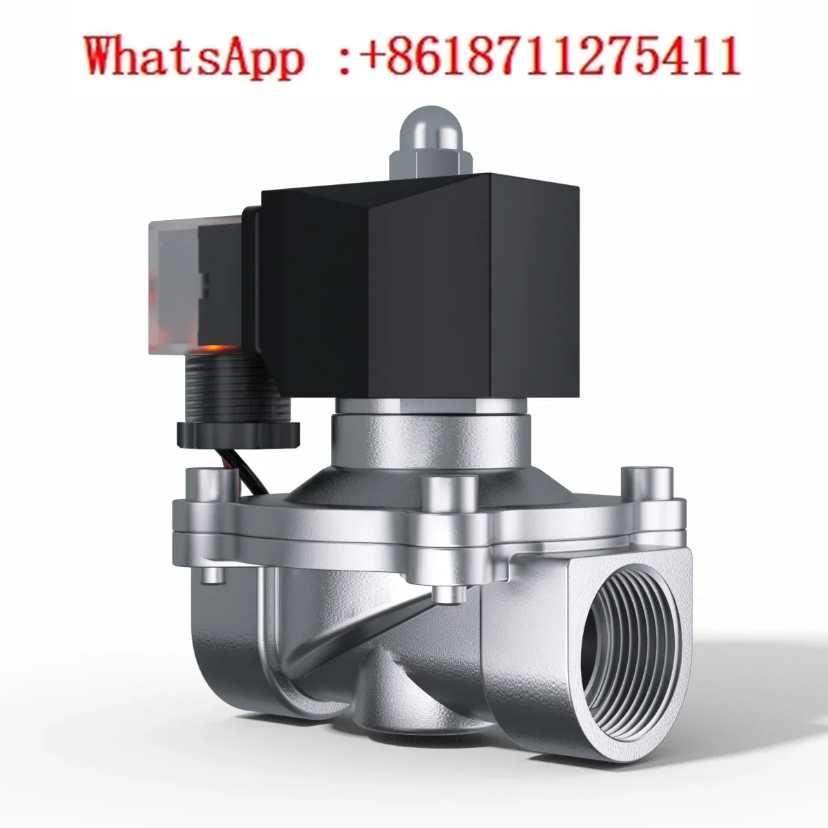 Energy saving, non heating, waterproof, normally closed stainless steel solenoid valve on/off valve