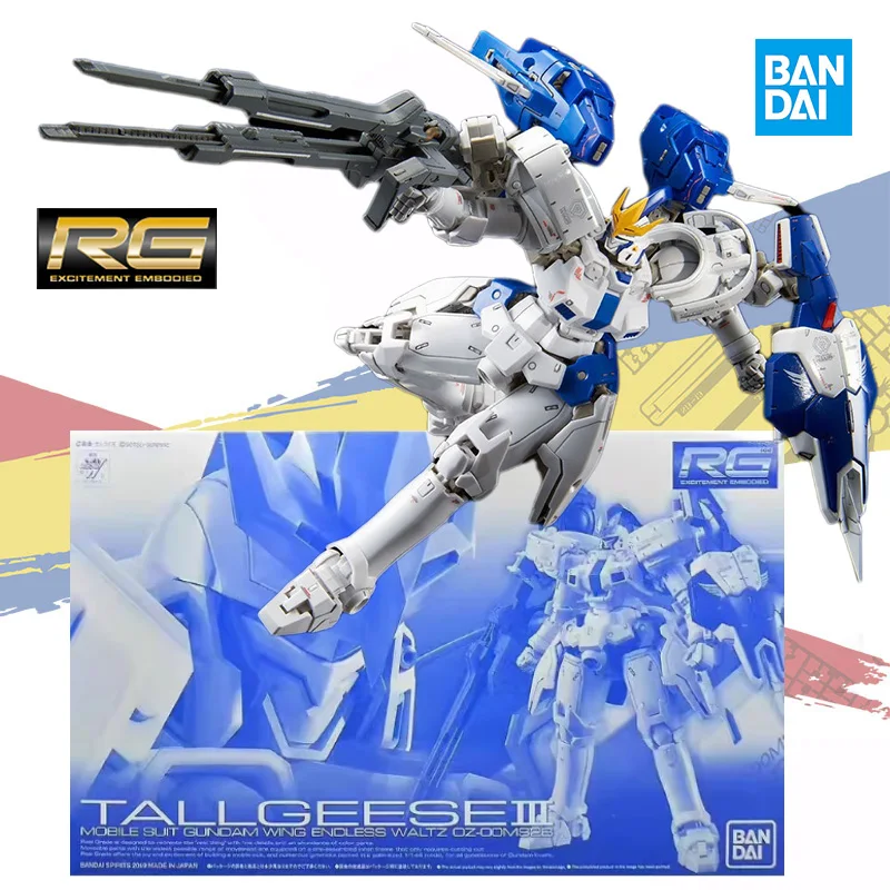 

Bandai original model set RG 1/144 OZ-00MS2B TALLGEESE Ⅲ Tallgeese3 action figure assembly model toy robot collection boy gift