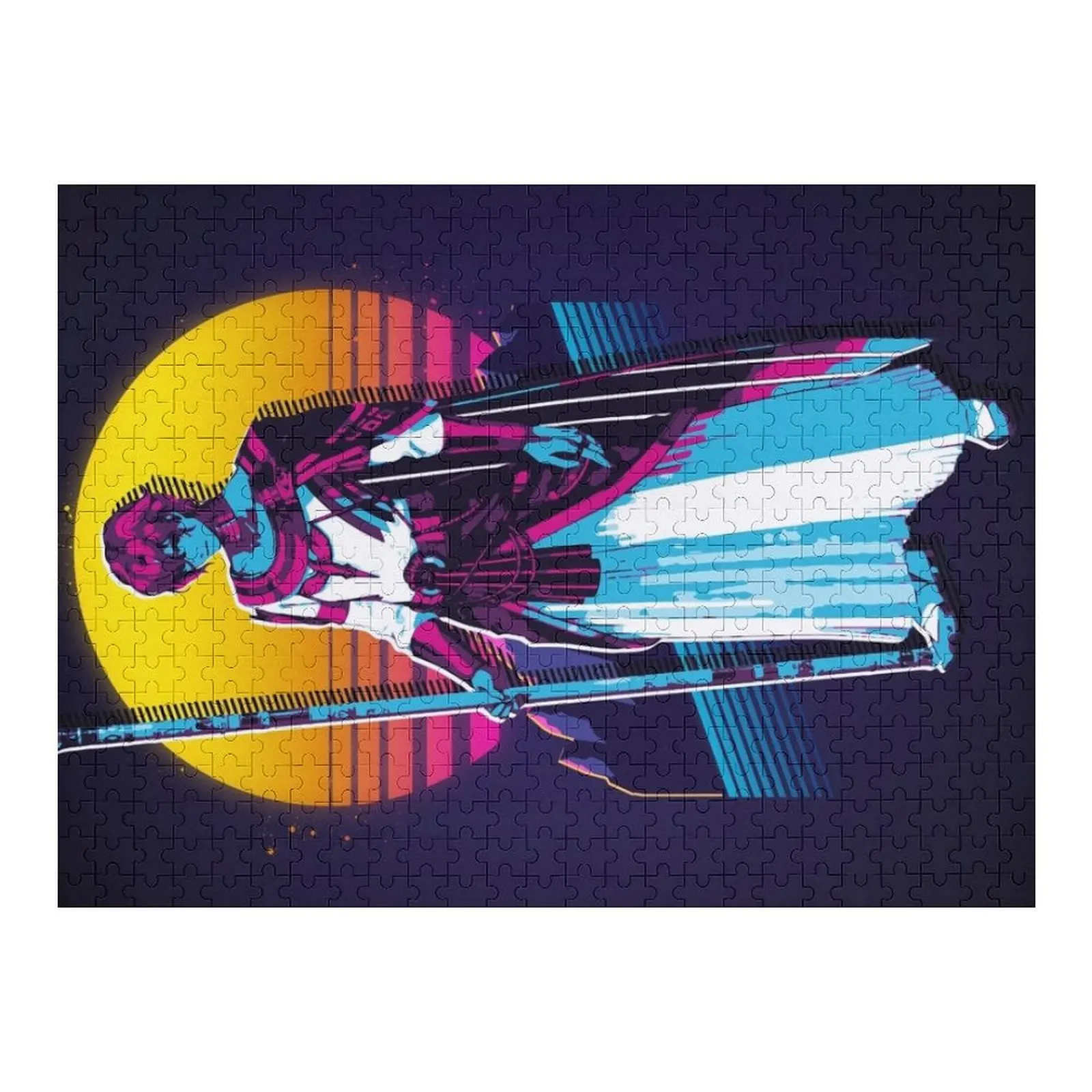 โดฮาลิม - ทีโอเอ *80s retro* จิ๊กซอว์พัซเซิล เกมสำหรับเด็ก ของตกแต่งไม้สำหรับเด็ก ภาพวาด จิ๊กซอว์พัซเซิล