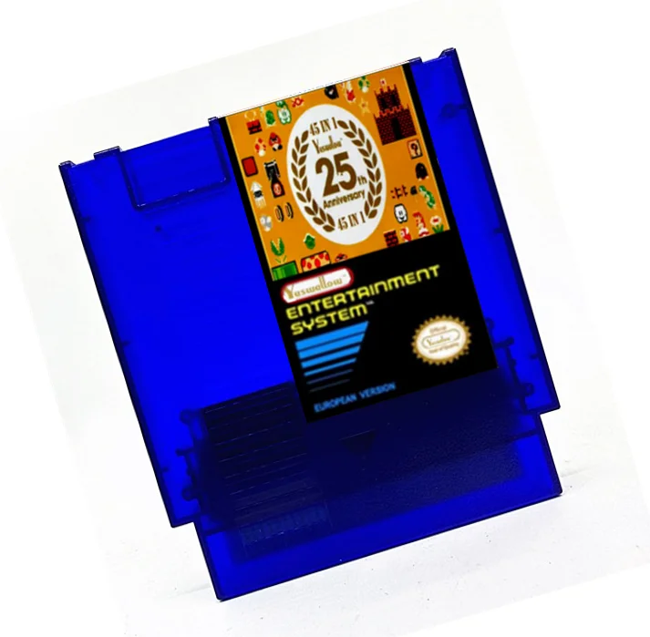 Batteria salva SMB 45 in 1 Remix 72 pin cartuccia di gioco per Console NES