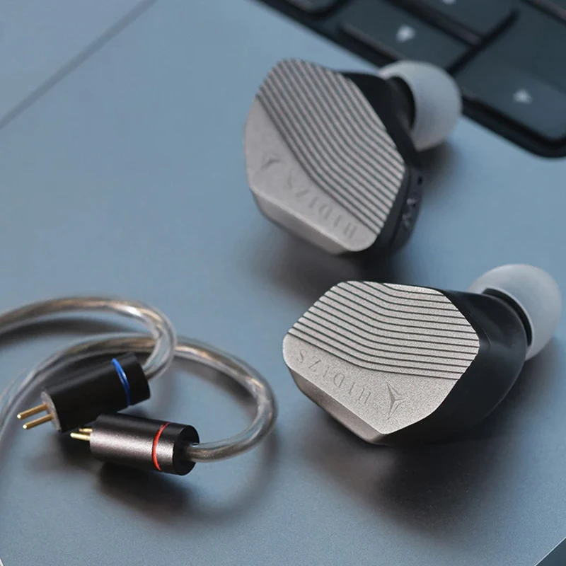 HIDIZS MP143 Соль 14,3 мм Большие плоские мониторы HIFI Наушники-вкладыши Hi-Res Audio Штекер 0,78 мм 3,5/4,4 мм 6N Посеребренный кабель