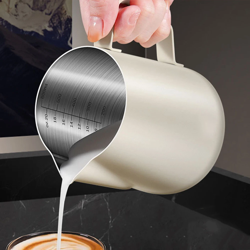 Stainless Steel Milk Frothing Pitcher 300Ml Latte Art Steaming Pitcher For Espresso Machine Rustproof Coffee Cup Kitchen