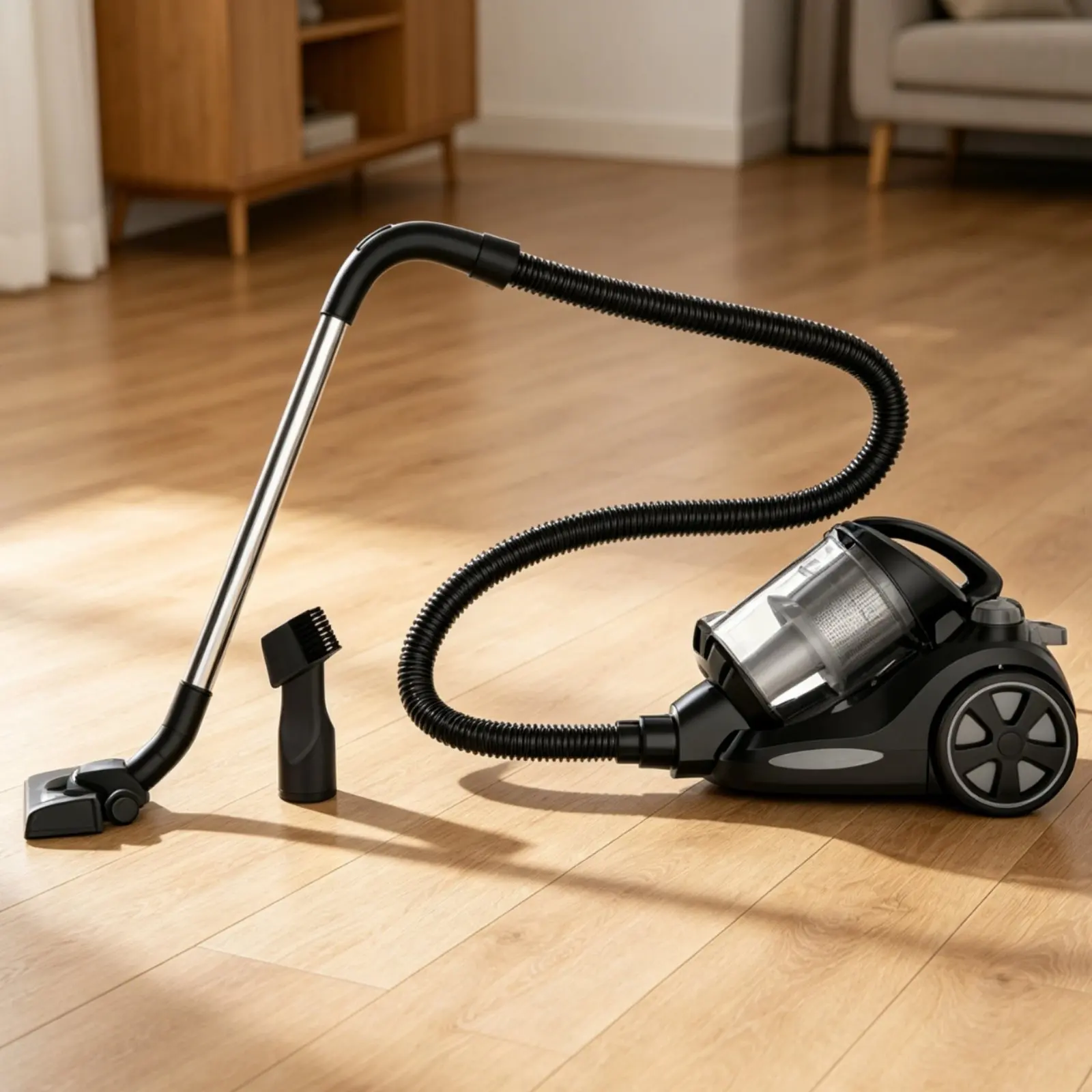 Handheld Vacuum Cleaner Large Capacity Canister Vacuum Cleaning Appliance Auto Cord Rewind Variable Speed Control for Home