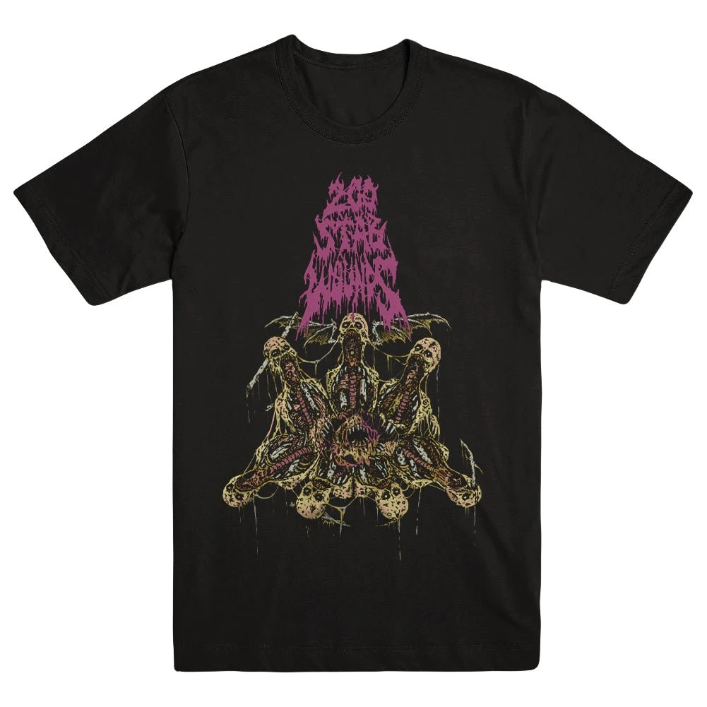 Spider Skull 200 STAB WOUNDS Band T-Shirt Baumwolle Grafik-T-Shirt Herren Damen Sommer Streetwear – Detail 5