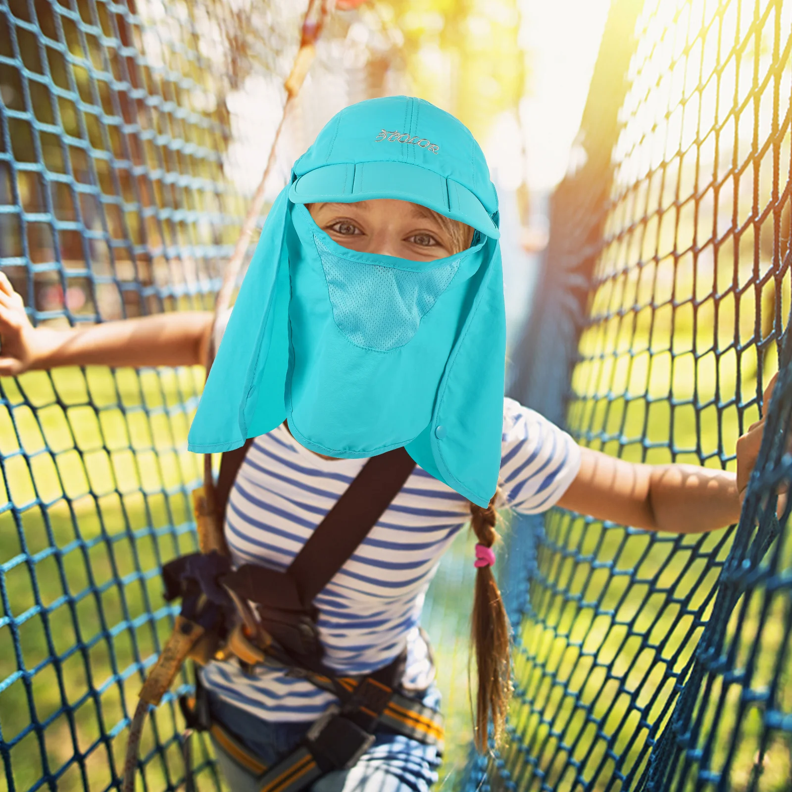 

Multi-Function Sun Hat Neck Flap Cool Protected Long Hours Outside Sunlight Protection Stylish Sun Hat Outdoor Supply