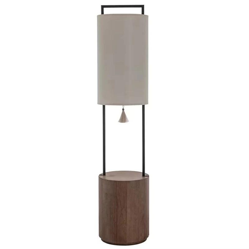

Chinese home hotel floor lamp modern luxury design E26 base iron decent material black living room lobby lighting