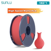 SUNLU 1KG High Speed Matte PLA Filament 1.75mm 1000g High Speed Printing Neatly Arranged Filament Fit Most FDM Printer
