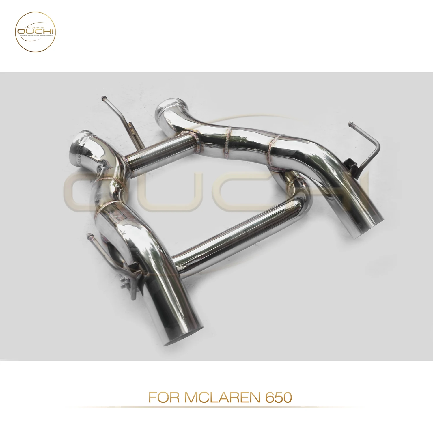 OUCHI Factory direct sales Stainless steel Exhaust System Performance Catback for Mclaren 650S Without Valve