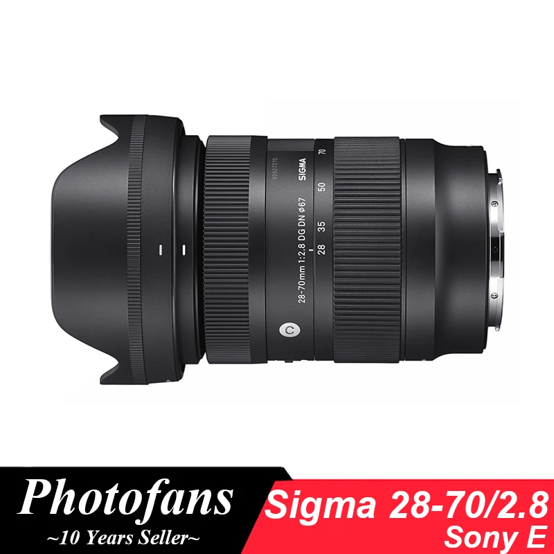 Sigma 28-70mm f/2.8 DG DN Contemporary Lens for Sony for Sony A7 A7R A7S III IV A7C FX3 28 70 2.8