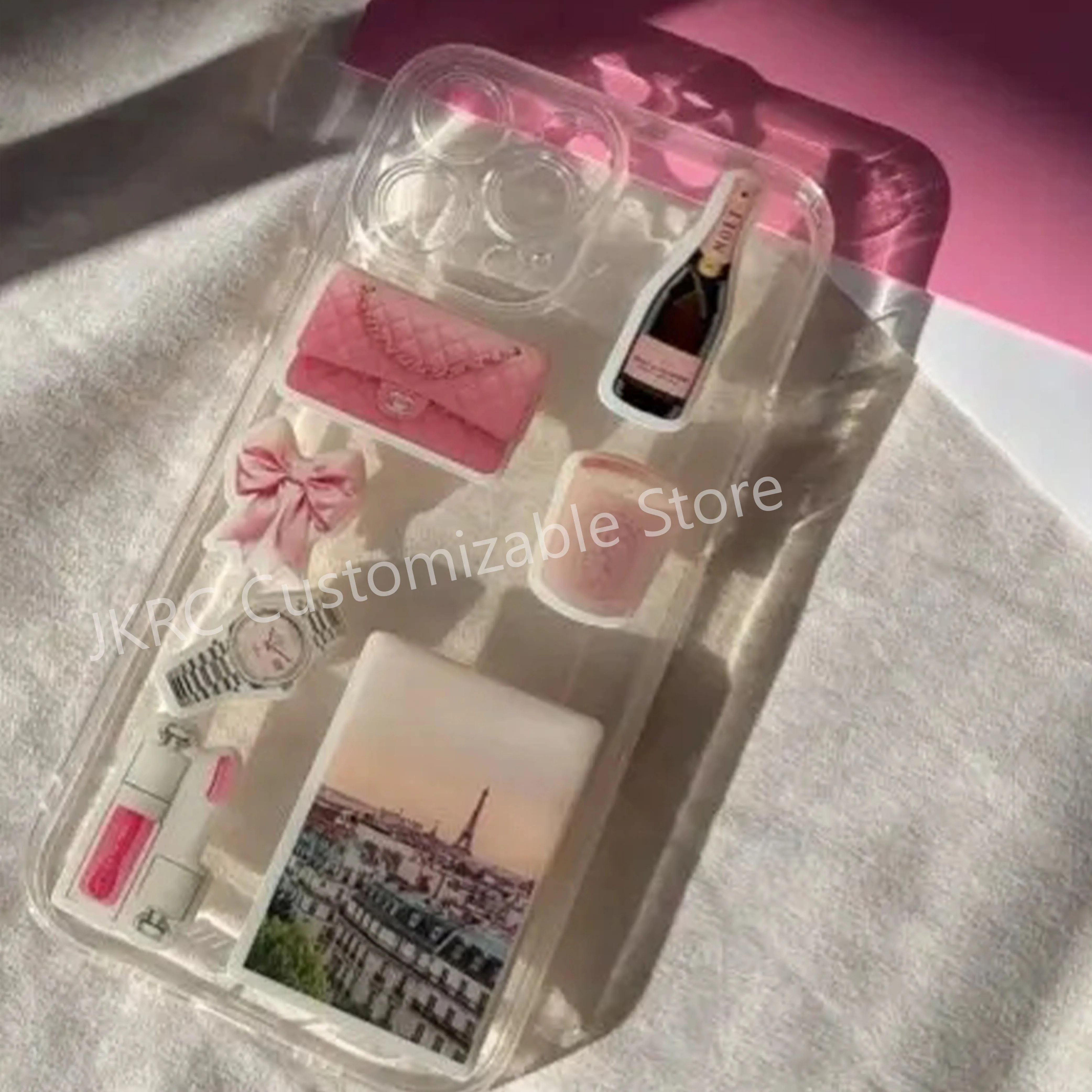 Pegatina de resina para funda de teléfono móvil, cúpula autoadhesiva personalizada con formas de gel 3D, etiqueta de gelatina epoxi de cristal