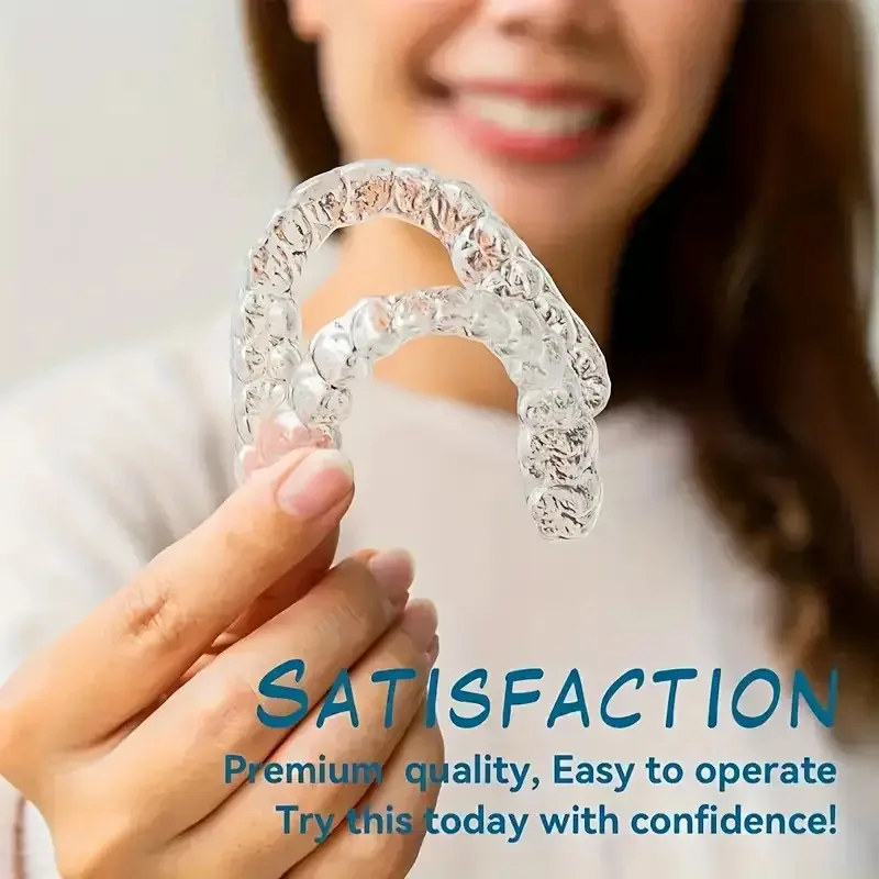 1/4/8pcs  Anti Snoring Bruxism Sleeping Mouth Guard Tray Stop Teeth Grinding Sleep Aid Night Guard Gum Shield Mouth Health Care