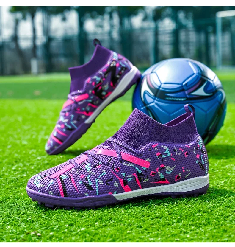 Fußballschuhe für Herren, professionelle Fußballschuhe, Outdoor-Futsal, Unisex, für Rasenplätze, atmungsaktiv, für Training und Wettkämpfe, rutschfeste Fußballschuhe für Gras. – Detail 17