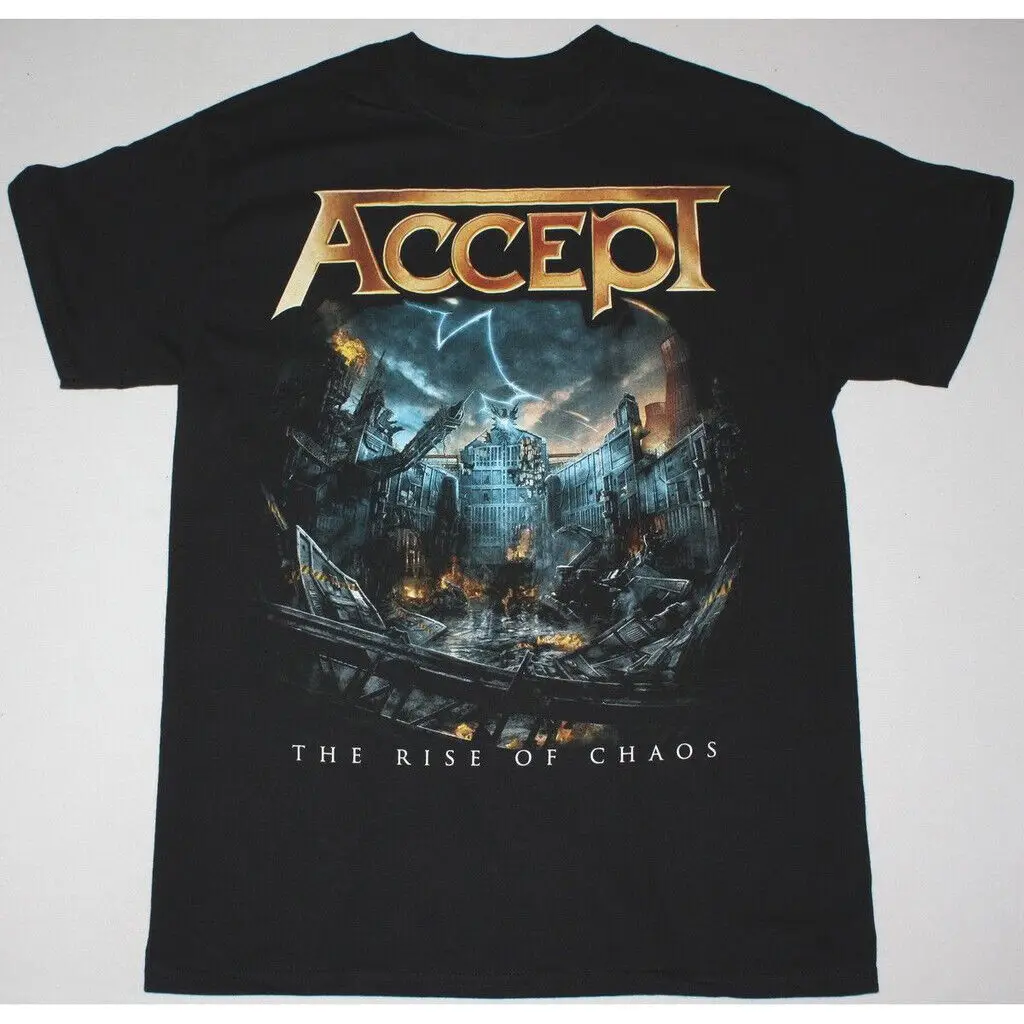 The Rise of Chaos Accept Band Shirt Short Sleeve Black Unisex S-4XL HB228