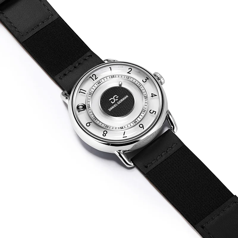 

Compared to Standard Daniel Gorman Watch Japan Quartz VX32E Thickened Curved Glass MAGNETIC TRAJECTORY Leather & Nylon Straps