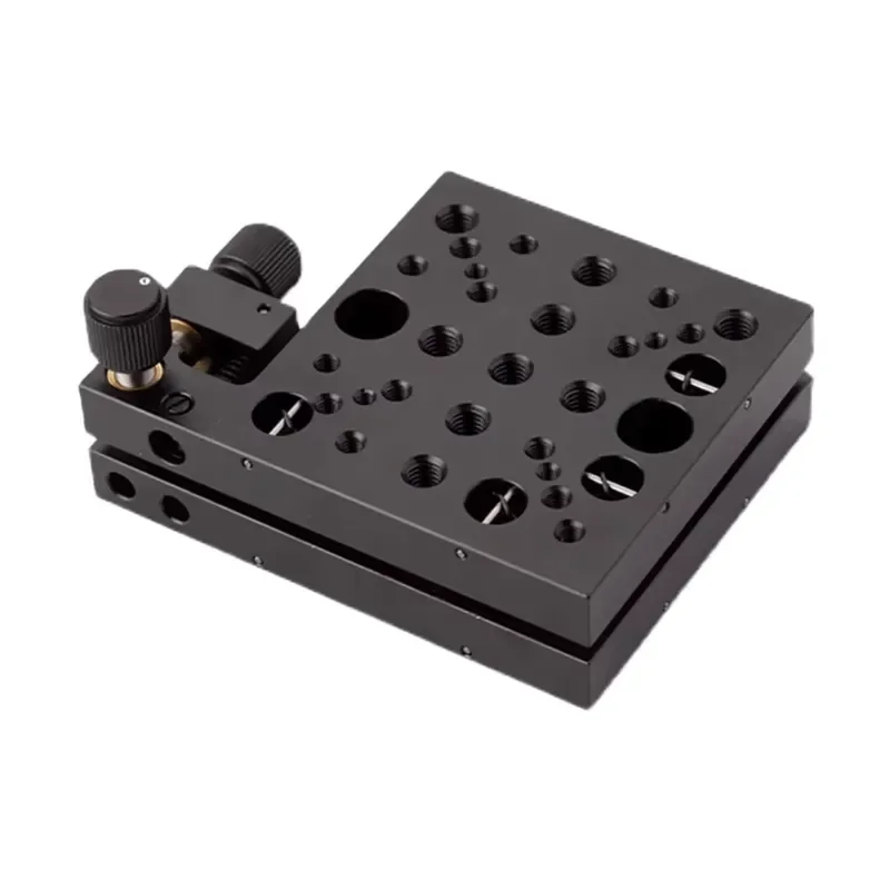 Precision Dual Axis Tilt Stage Fine Pitch Rotation Adjustment Optical Mount Lab Equipment