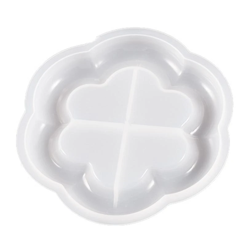 

Multifunctional Silicone Tray Mold Flower Cloud Dish Mould Home Organization Resin Molds Heart Oval Epoxy Molds