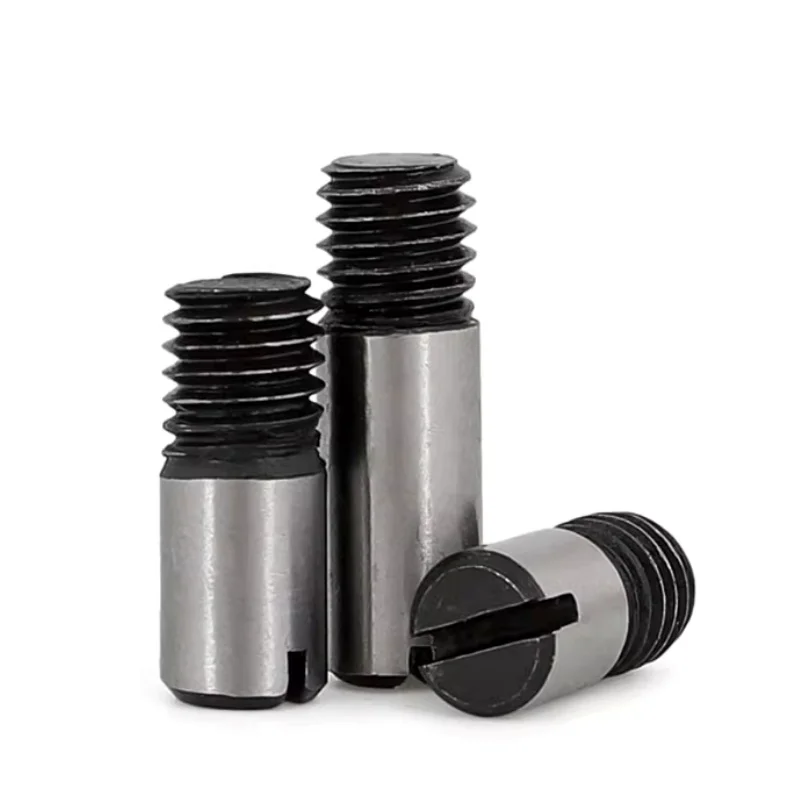 1-5 pezzi M4 M5 M6 M8 M10-M20 45 #   Albero del rotolo di posizionamento della testa scanalata con perno di centraggio solido con filettatura esterna in acciaio GB878