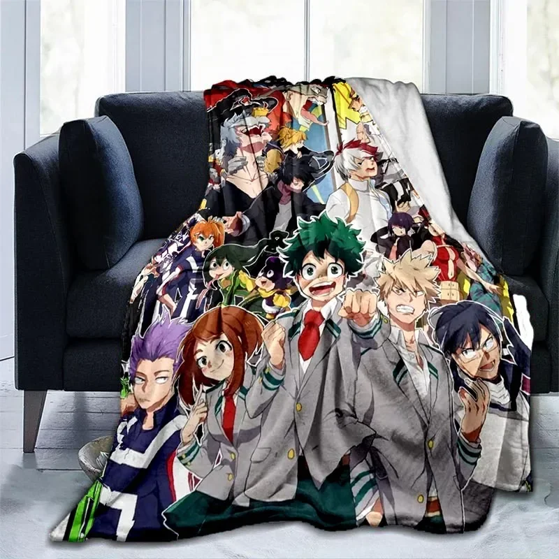 Anime my hero academy Deku blanket flannel blanket casual warm blanket convenient sofa bed cover all season blanket