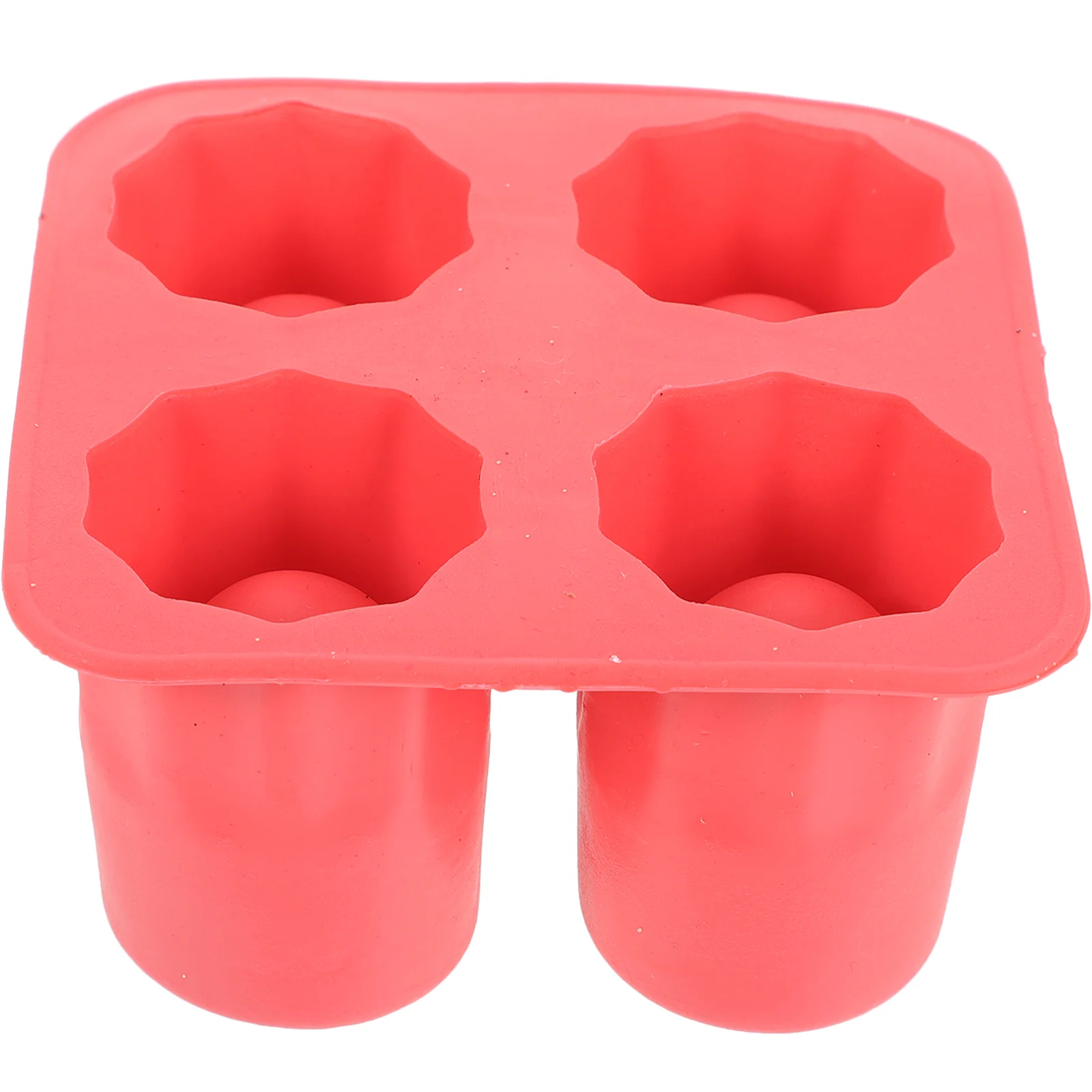 4 Cup Shape Silicone Shooter Ice Cube Glass Mold Maker Summer Cool Ice Mould Ice Cube Tray ice cube trays