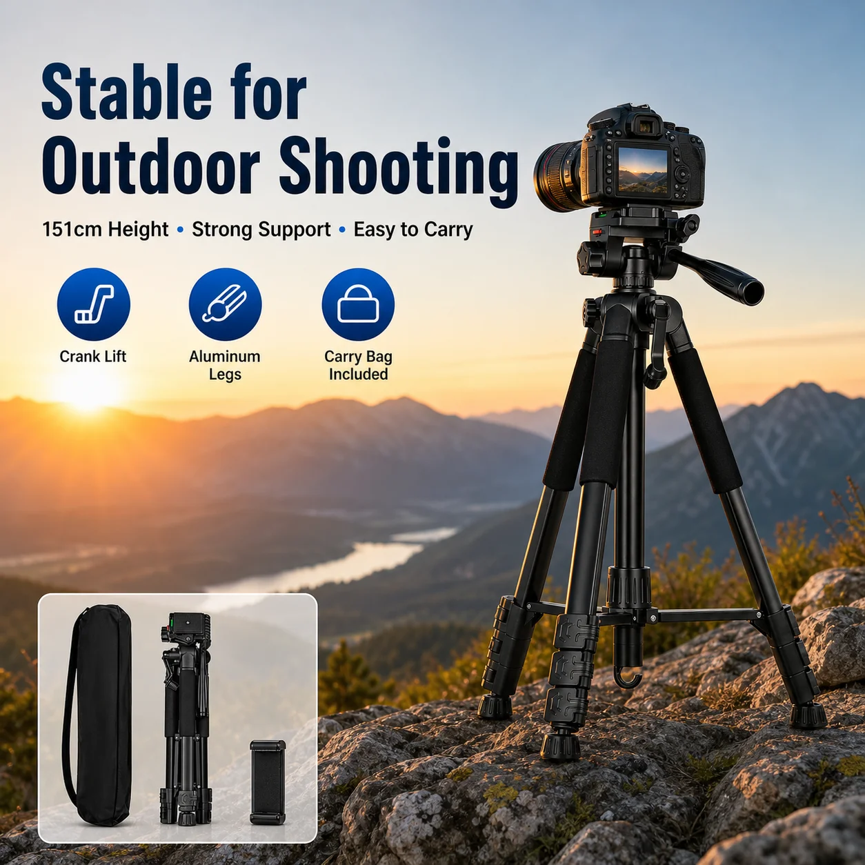 ขาตั้งกล้องอลูมิเนียมระดับมืออ - Photography Zone System บทวิจารณ์และราคา