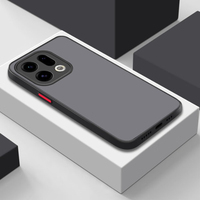 For OPPO Find X9 Pro Skin Feel Shockproof Phone Case For OPPO Find X 9 FindX9pro Soft TPU Bumper Clear Hard PC Back Cover