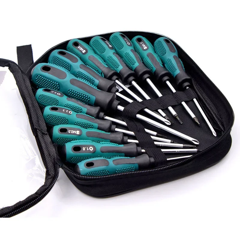 

MultipurposeHandle Screwdrivers Set With Magnetic Insulated Repair Hand Tools U-shaped Triangle Y-shaped Manual Screwdriver Set