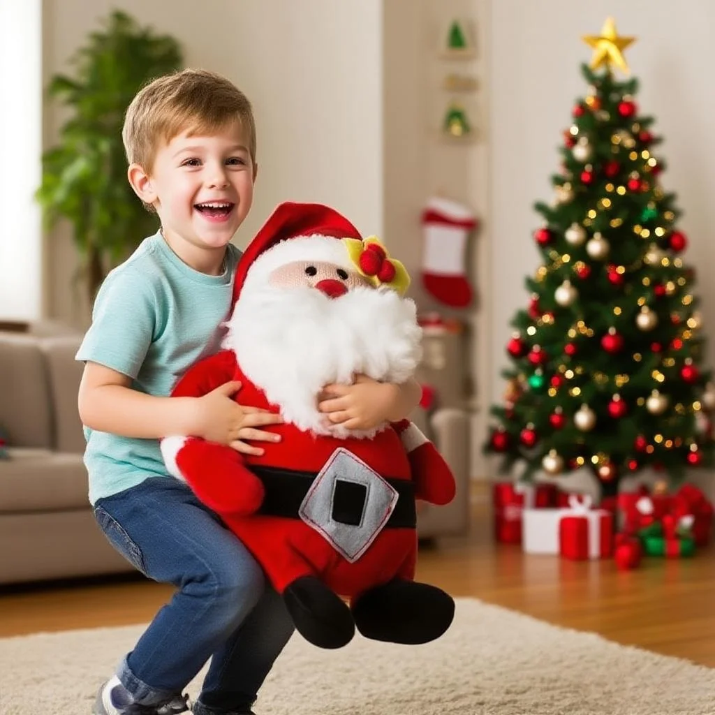 ぬいぐるみ クリスマス サンタクロース、22CM