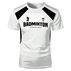 Badminton Jersey T Shirts Men & Women Quick Drying Sports Fitness T-shirt Breathable Round Neck Short Sleeved Training Tees