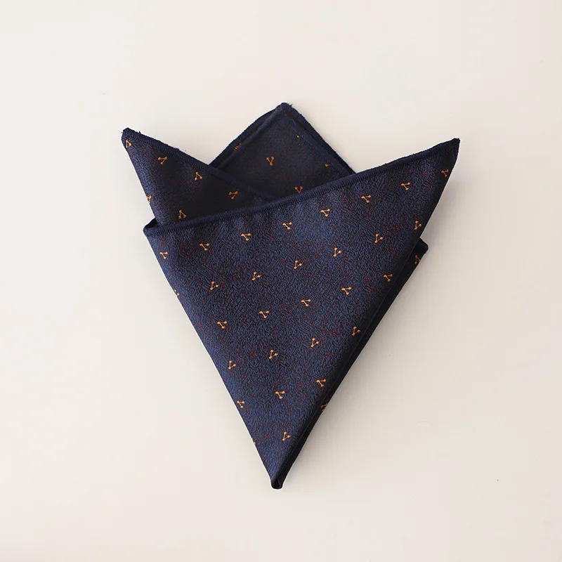 Retro Coffee Beige Orange Pocket Square for Men, Stylish Accessory
