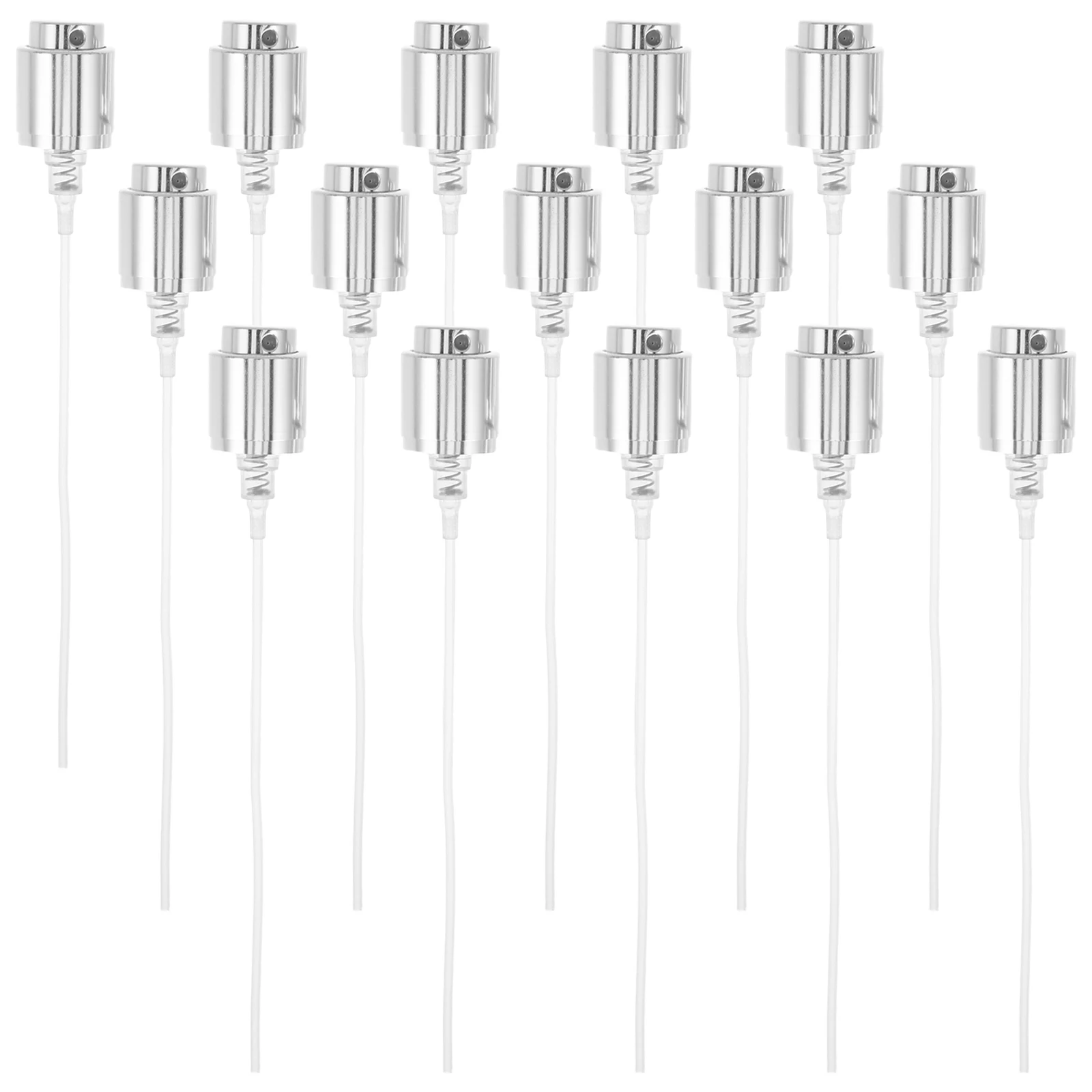 

15pcs Perfume Spray Top 15Mm Replacement Spray Nozzle For Perfume Bottle Fine Mist Pump Head Reusable Sprayer - Diy