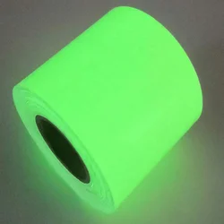 1pc PET Luminous Warning with Fluorescent Phosphorescent Non-slip Tape PVC Self-heating Adhesive Glow in The Dark Stickers