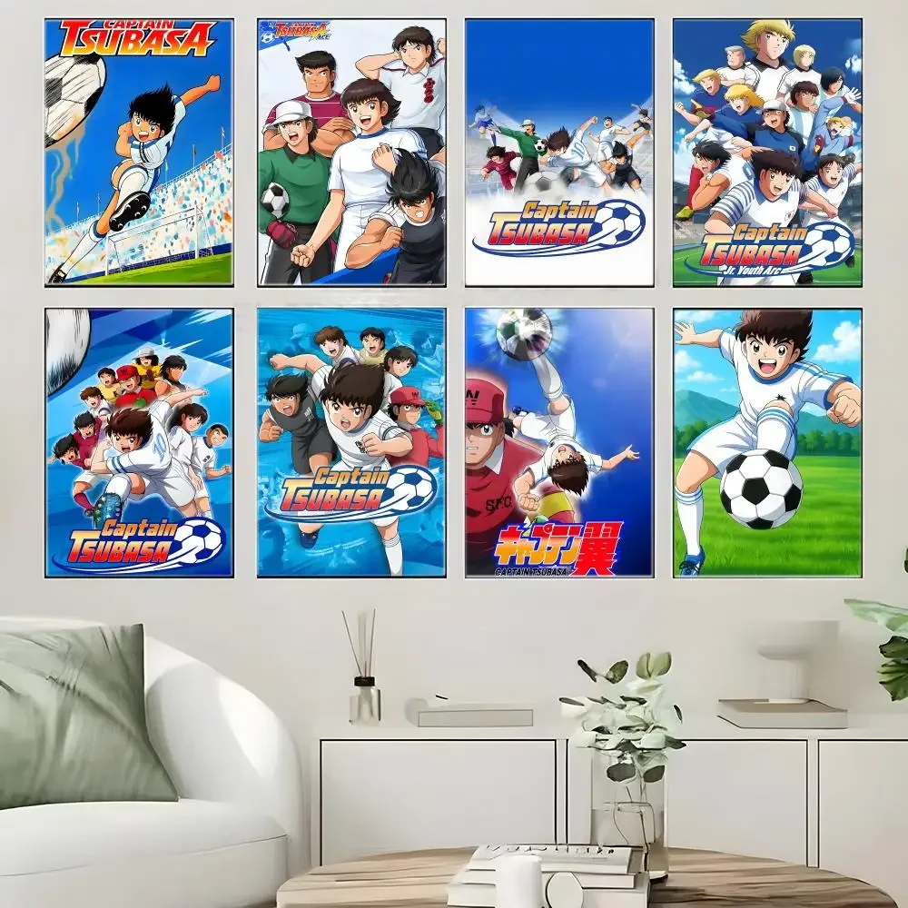 Anime C-Captains Tsubasas Poster Crease Free Waterproof Durable All Space Wall Decor