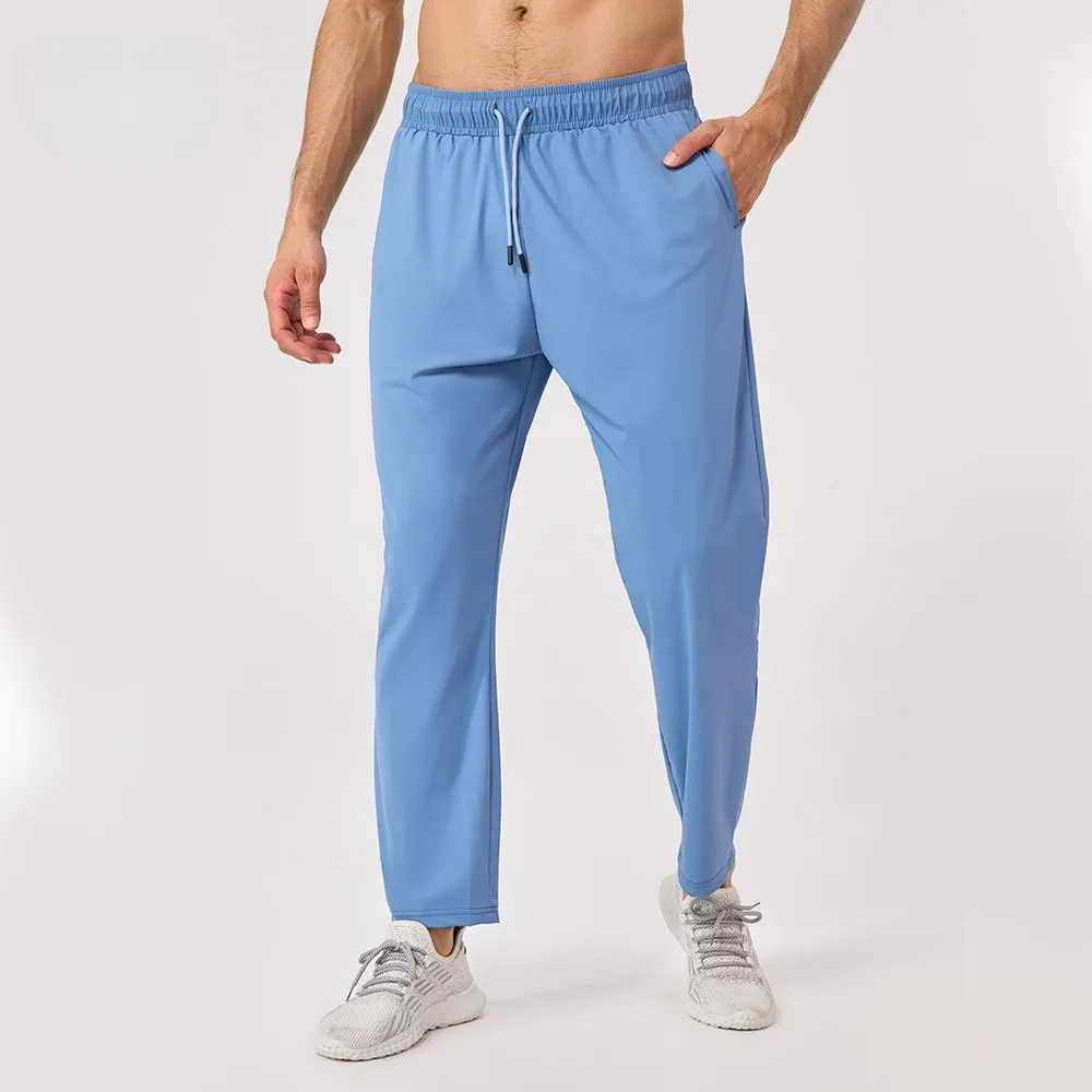 Men's Summer Cool Quick Dry Running Sports Pants Breathable Fitness Workout Training  Casual Outdoor Training