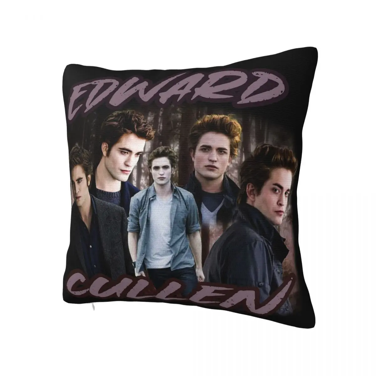 Twilight Movie Edward Cullen Pillowcase Soft Polyester Cushion Cover Gift Throw Pillow Case Cover Home Dropshipping 40*40cm