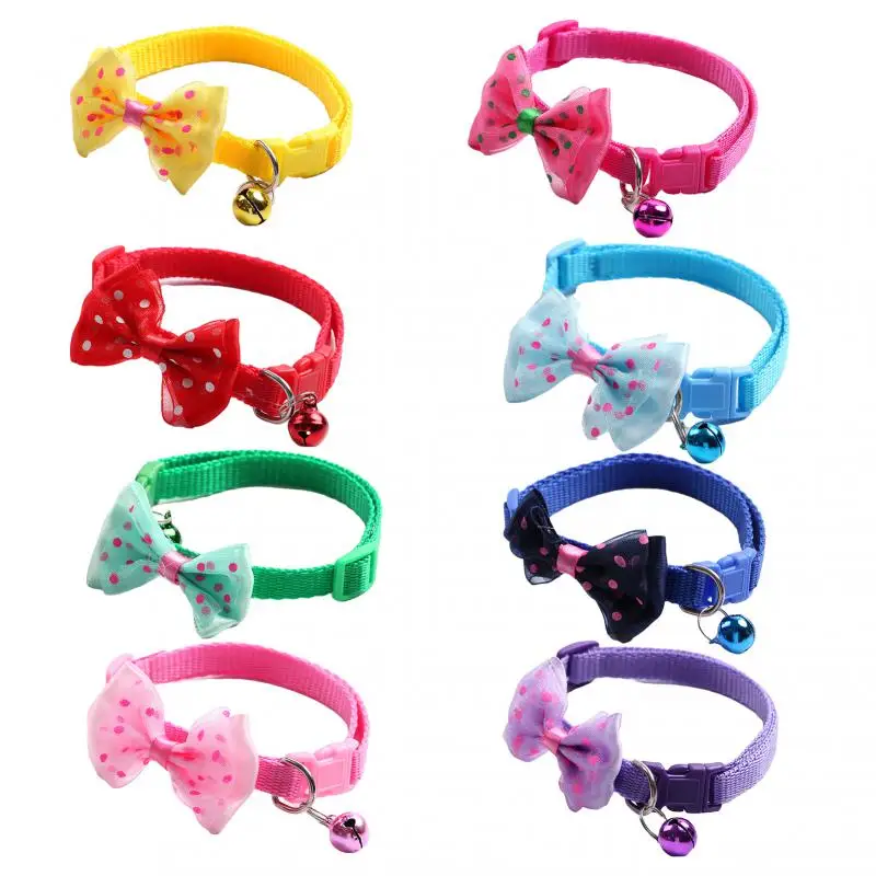 Collar luminoso para gato y perro pequeño, accesorio fluorescente antipérdida, campana de silicona, Anillo para el cuello, accesorios para mascotas